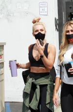 EMMA SLATER, SHARNA BURGESS and PETA MURGATROYD at DWTS Rehearsal Studios in Los Angeles 09/17/2020