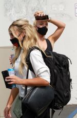 EMMA SLATER, SHARNA BURGESS and PETA MURGATROYD at DWTS Rehearsal Studios in Los Angeles 09/17/2020