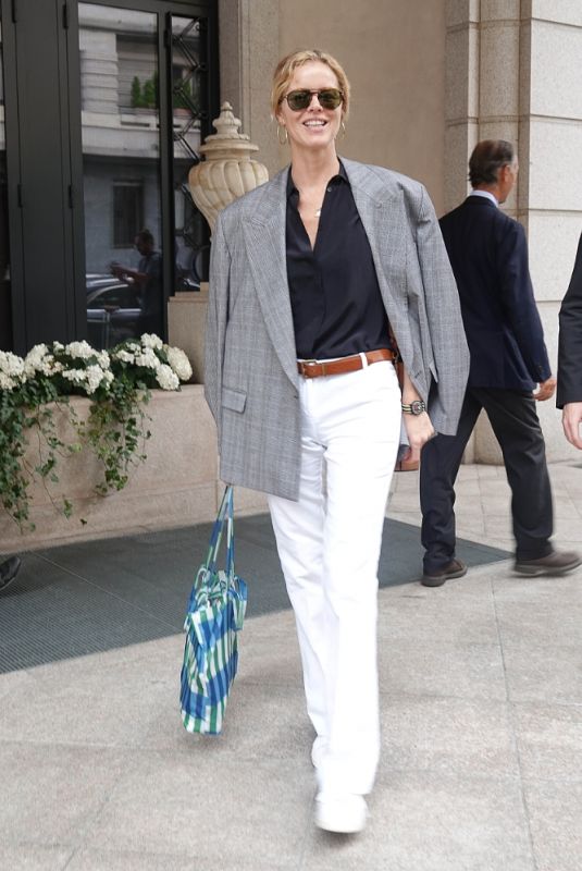 EVA HERZIGOVA Out at Milan Fashion Week 09/23/2020