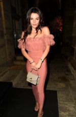 FAYE BROOKES Leaves Peter Street Kitchen in Manchester 09/03/2020