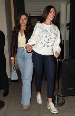 FRANCESCA and CLAUDIA ALLEN at Sumosan Twiga in Knightsbridge 09/09/2020