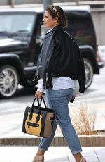 FRANKIE BRIDGE in Denim Arrives at a Studios in London 08/30/2020