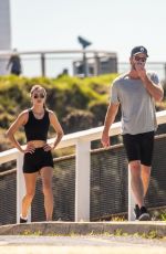 GABRIELLA BROOKS and Liam Hemsworth Out Hiking at Byron Bay 08/31/2020