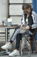 GEORGIA STEEL Out with Her Dog in Brentwood 09/14/2020
