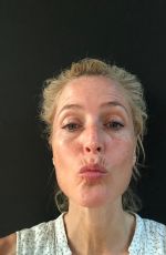GILLIAN ANDERSON - 52th Birthday Selfies 09/08/2020