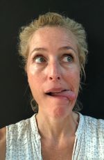 GILLIAN ANDERSON - 52th Birthday Selfies 09/08/2020