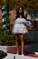 GIULIA DE LELLIS Arrives at Hotel Excelsior at 77th Venice Film Festival 09/03/2020