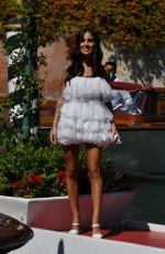 GIULIA DE LELLIS Arrives at Hotel Excelsior at 77th Venice Film Festival 09/03/2020