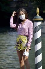 GIULIA DE LELLIS Arrives at Hotel Excelsior in Venice 09/04/2020