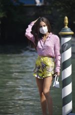 GIULIA DE LELLIS Arrives at Hotel Excelsior in Venice 09/04/2020