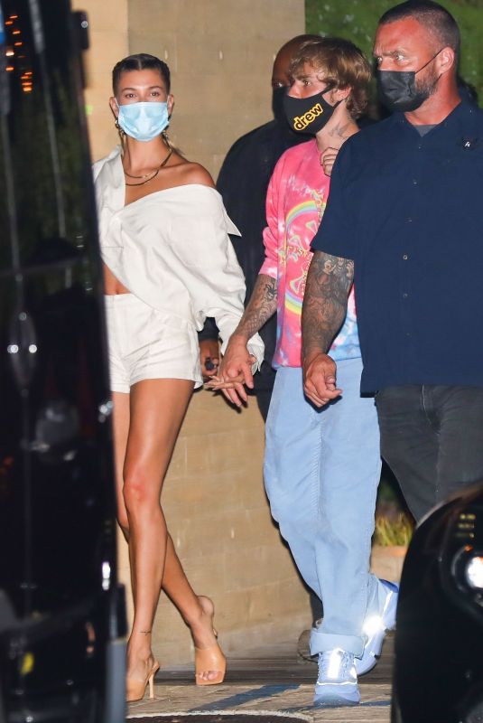 HAILEY and Justin BEIBER at Nobu in Malibu 09/09/2020