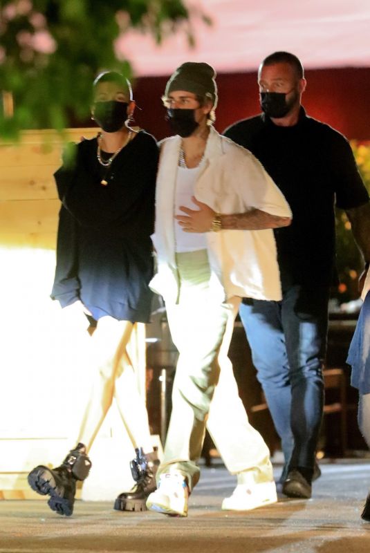 HAILEY and Justin BIEBER at Matsuhisa in Beverly Hills 09/10/2020