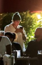 HAILEY and Justin BIEBER at Matsuhisa in Beverly Hills 09/10/2020
