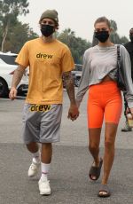 HAILEY and Justin BIEBER Heading to Pilates Class in Beverly Hills 09/12/2020