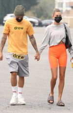 HAILEY and Justin BIEBER Heading to Pilates Class in Beverly Hills 09/12/2020