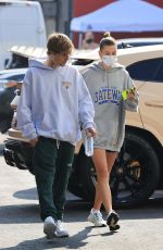HAILEY and Justin BIEBER Out for Breakfast After a Workout in West Hollywood 09/23/2020