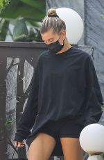 HAILEY and Justin BIEBER Visiting a Friend in West Hollywood 09/15/2020