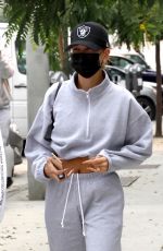 HAILEY BIEBER and JUSTINE SKYE Out in West Hollywood 09/11/2020