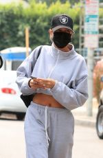 HAILEY BIEBER and JUSTINE SKYE Out in West Hollywood 09/11/2020