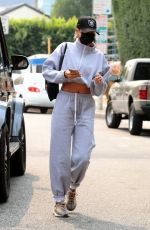 HAILEY BIEBER and JUSTINE SKYE Out in West Hollywood 09/11/2020