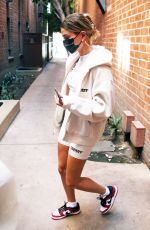 HAILEY BIEBER Arrives at a Medical Building in Beverly Hills 09/29/2020