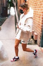 HAILEY BIEBER Arrives at a Medical Building in Beverly Hills 09/29/2020