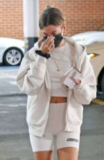 HAILEY BIEBER Arrives at a Medical Building in Beverly Hills 09/29/2020