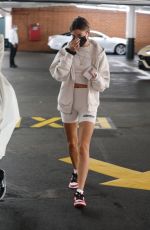 HAILEY BIEBER Arrives at a Medical Building in Beverly Hills 09/29/2020