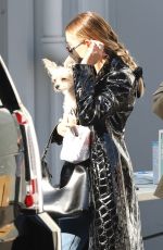 HAILEY BIEBER Arrives at a Studio with Her Dog in Los Angeles 09/30/2020