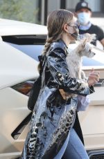 HAILEY BIEBER Arrives at a Studio with Her Dog in Los Angeles 09/30/2020