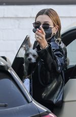 HAILEY BIEBER Arrives at a Studio with Her Dog in Los Angeles 09/30/2020