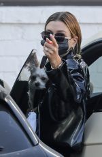 HAILEY BIEBER Arrives at a Studio with Her Dog in Los Angeles 09/30/2020