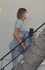 HAILEY BIEBER Arrives at Studio in Beverly Hills 09/18/2020