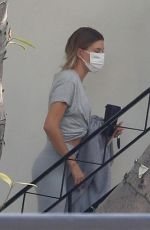 HAILEY BIEBER Arrives at Studio in Beverly Hills 09/18/2020