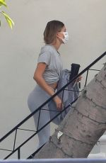 HAILEY BIEBER Arrives at Studio in Beverly Hills 09/18/2020