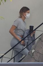 HAILEY BIEBER Arrives at Studio in Beverly Hills 09/18/2020