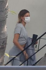 HAILEY BIEBER Arrives at Studio in Beverly Hills 09/18/2020