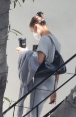 HAILEY BIEBER Arrives at Studio in Beverly Hills 09/18/2020