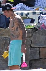 HAILEY BIEBER in Bikini on Vacation in Idaho 09/02/2020