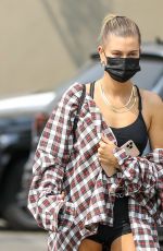 HAILEY BIEBER, KENDALL JENNER and JUSTINE SKYE Out for Lunch in West Hollywood 09/09/2020