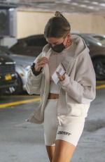 HAILEY BIEBER Leaves a Medical Office in Beverly Hills 09/29/2020