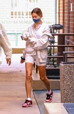 HAILEY BIEBER Leaves a Medical Office in Beverly Hills 09/29/2020