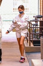 HAILEY BIEBER Leaves a Medical Office in Beverly Hills 09/29/2020