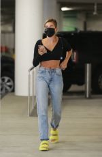 HAILEY BIEBER Out with Her Dog in Los Angeles 09/08/2020