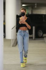 HAILEY BIEBER Out with Her Dog in Los Angeles 09/08/2020