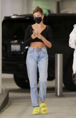 HAILEY BIEBER Out with Her Dog in Los Angeles 09/08/2020