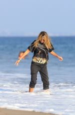 HEIDI KLUM Out on the Beach in Malibu 09/27/2020