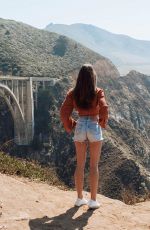 HELEN OWEN in Denim Shorts - Instagram Photos 09/22/2020