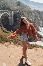 HELEN OWEN in Denim Shorts - Instagram Photos 09/22/2020