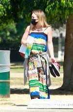 HILARY DUFF at a Local Park in Los Angels 09/04/2020